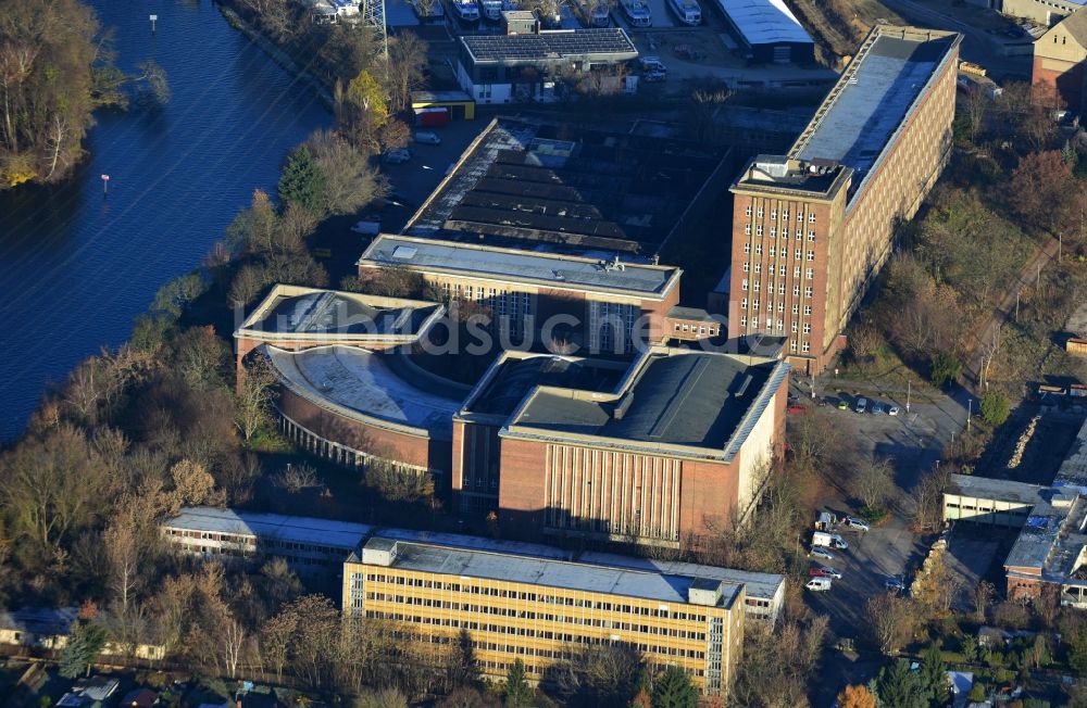 Luftbild Berlin - Funkhaus Berlin Nalepastraße in Treptow-Köpenick