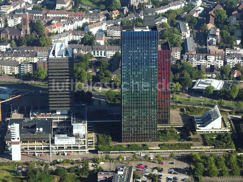 Luftbild Köln - Funkhaus des Deutschlandfunk (DFL) und das ehem. Hochhaus der Deutschen Welle - Köln (NRW)