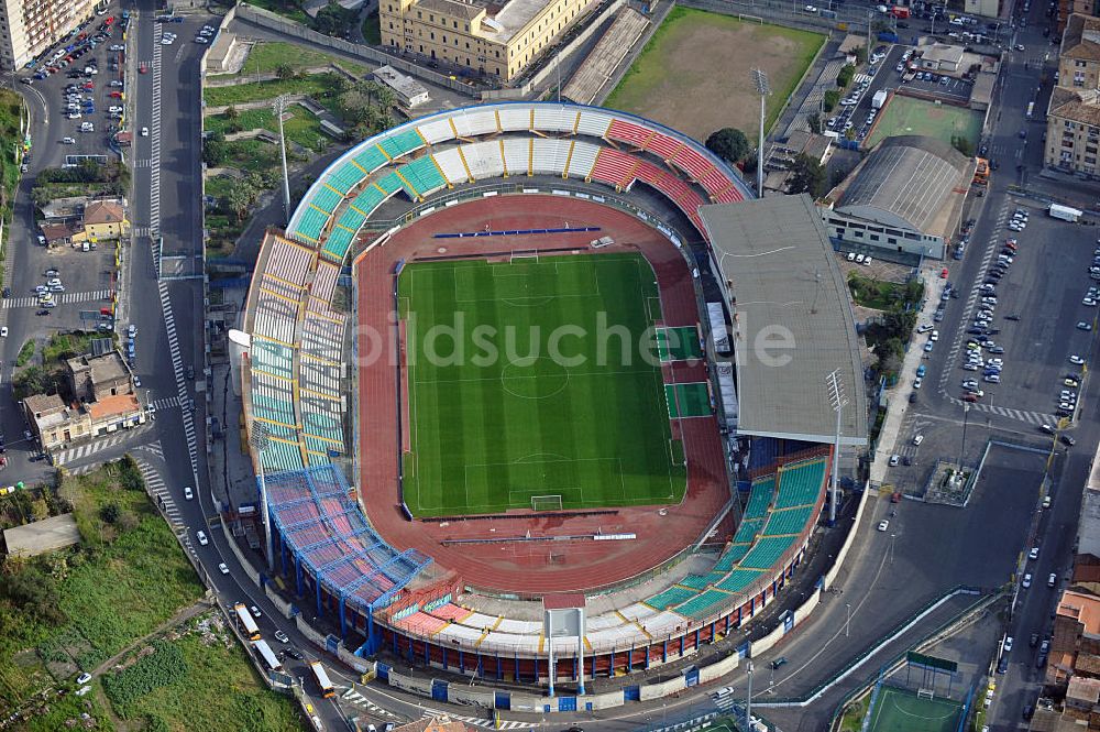 Luftbild Catania - Fußball- Stadion Stadio Angelo Massimino in Catania auf der italienischen Insel Sizilien