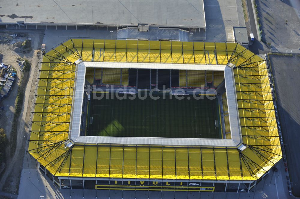 Luftbild Aachen - Fussballstadion Aachener Tivoli in Aachen im Bundesland Nordrhein-Westfalen, Deutschland