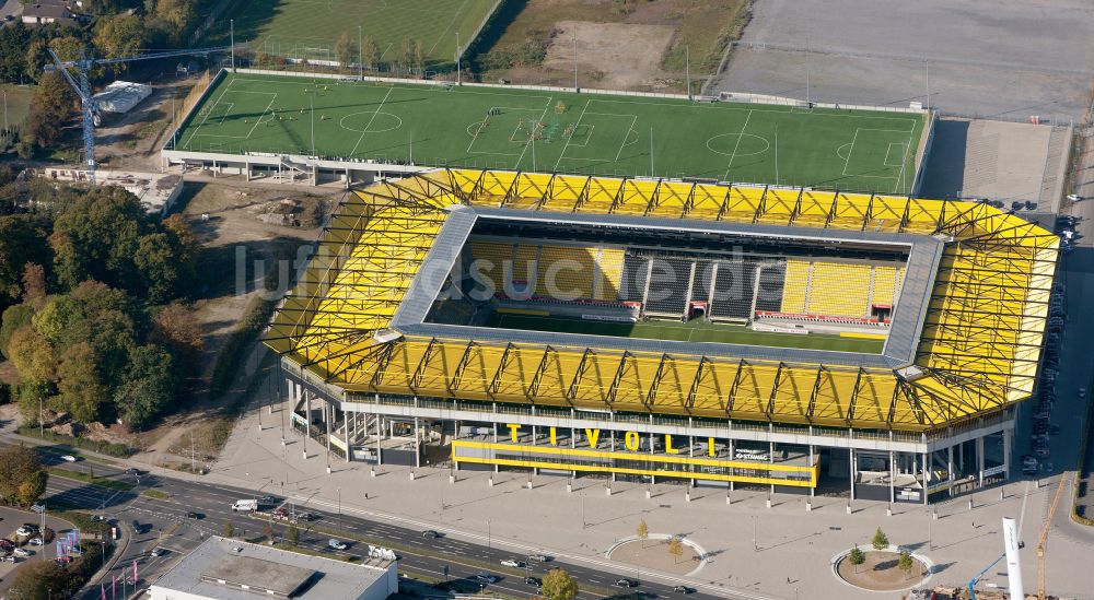 Luftbild Aachen - Fussballstadion Aachener Tivoli in Aachen im Bundesland Nordrhein-Westfalen, Deutschland