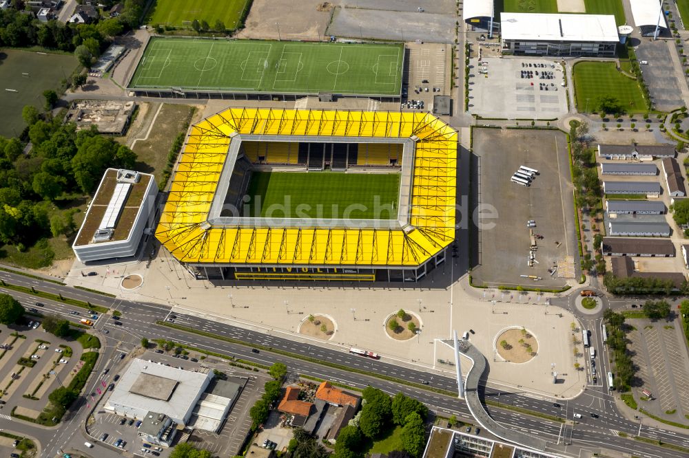 Aachen von oben - Fussballstadion Aachener Tivoli in Aachen im Bundesland Nordrhein-Westfalen, Deutschland