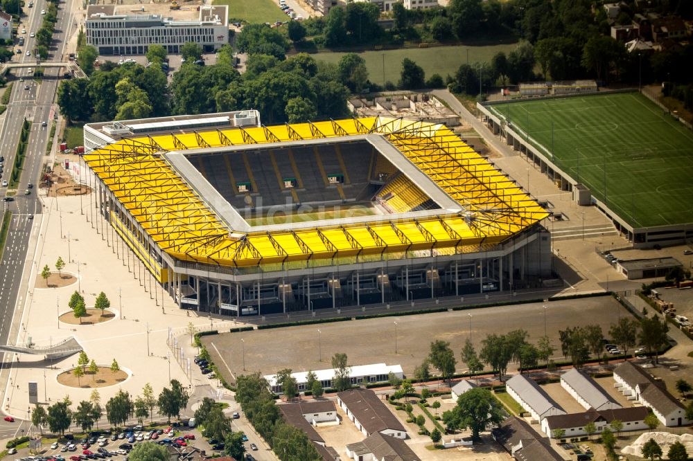 Luftbild Aachen - Fussballstadion Aachener Tivoli in Aachen im Bundesland Nordrhein-Westfalen, Deutschland