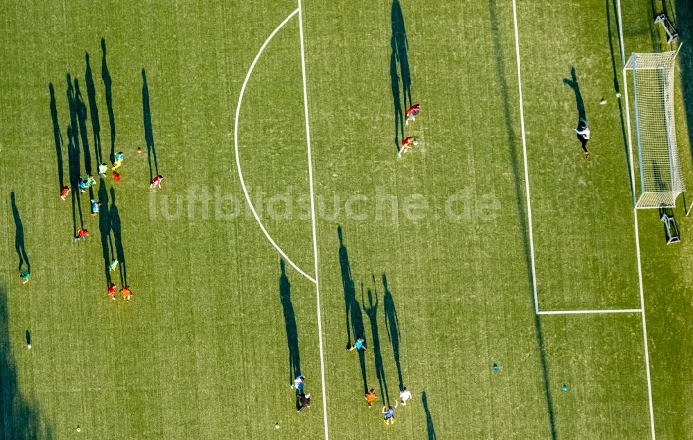 Hamm aus der Vogelperspektive: Fussballstadion Adolf-Brühl-Stadion in Hamm im Bundesland Nordrhein-Westfalen