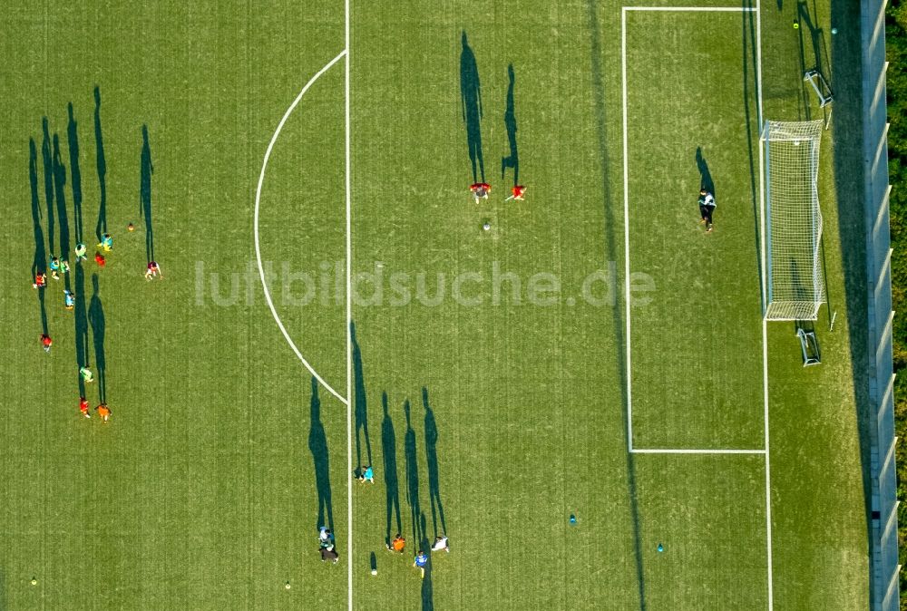 Luftbild Hamm - Fussballstadion Adolf-Brühl-Stadion in Hamm im Bundesland Nordrhein-Westfalen