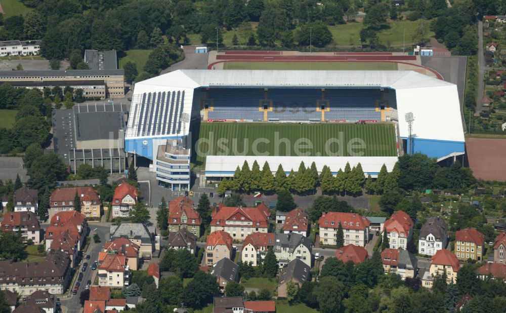 Bielefeld aus der Vogelperspektive: Fussballstadion Bielefeld