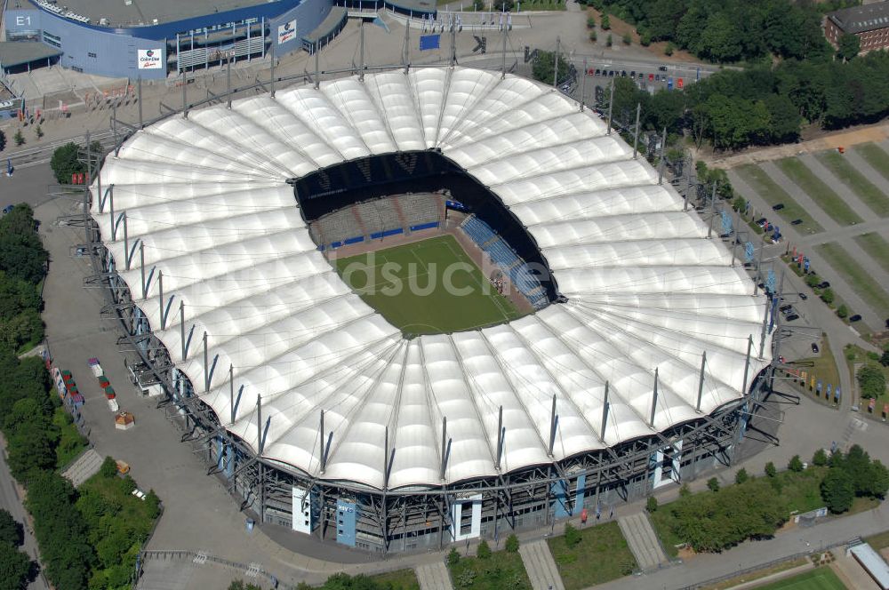 Luftbild Hamburg - Fußballstadion HSH Nordbank Arena