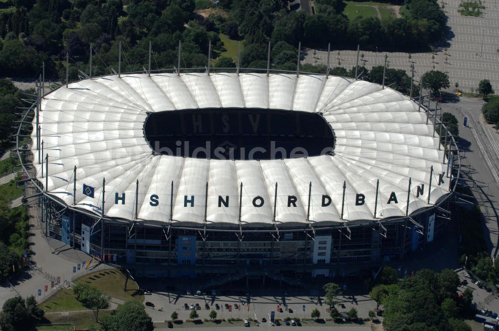 Luftaufnahme Hamburg - Fußballstadion HSH Nordbank Arena