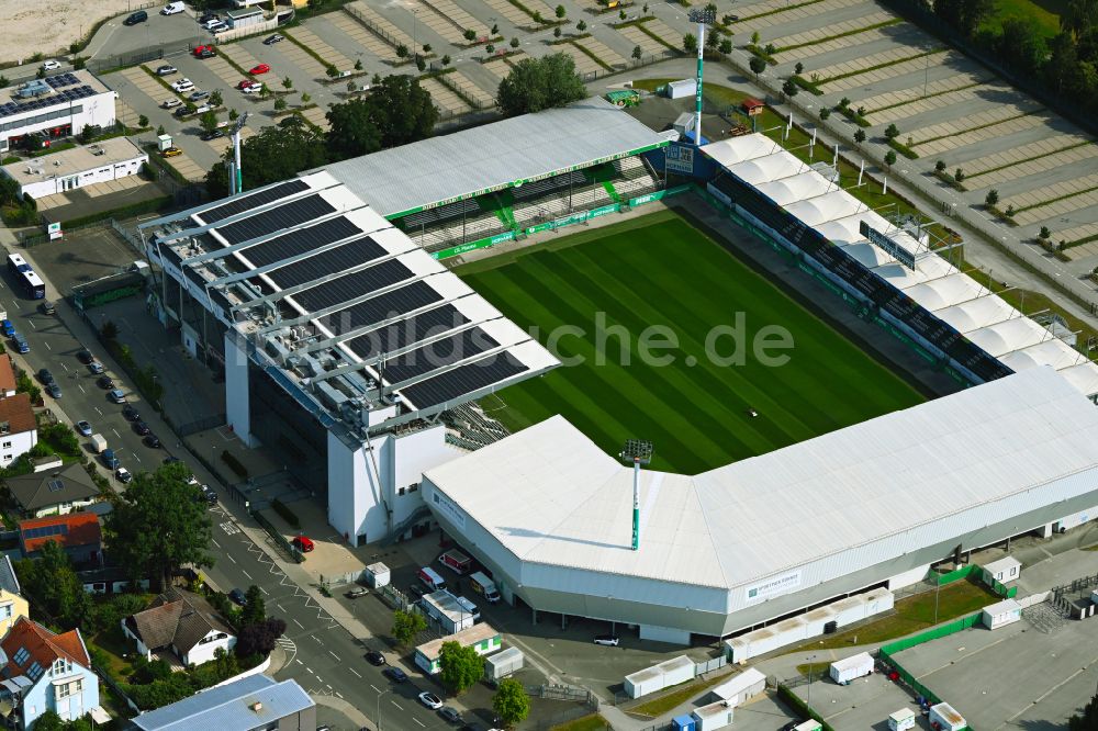 Luftaufnahme Fürth - Fussballstadion Sportpark Ronhof in Fürth im Bundesland Bayern, Deutschland