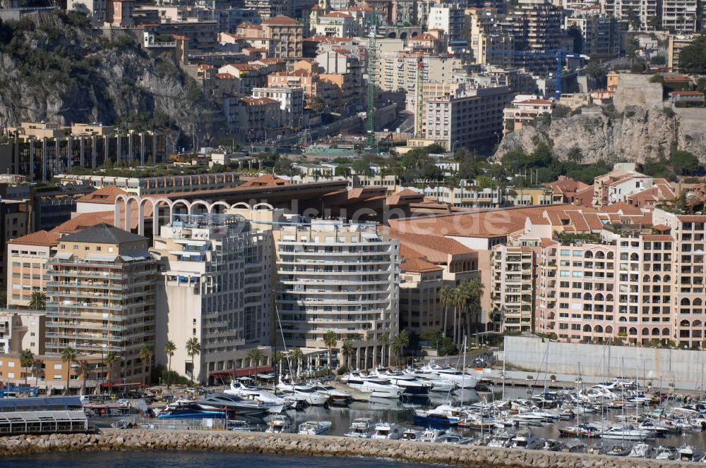 Luftaufnahme Monaco - Fußballstadion Stade Louis II in Monaco