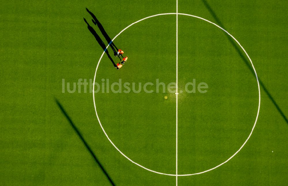Bottrop von oben - Fussballstadion des Vereins Schalke 04 in Bottrop im Bundesland Nordrhein-Westfalen
