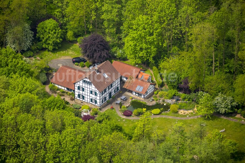 Erkrath Aus Der Vogelperspektive: Gästehaus Wahnenmühle In Erkrath Im ...