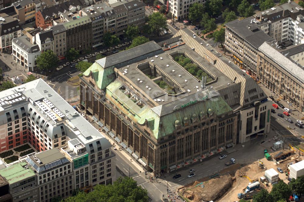 Luftbild Düsseldorf - Galeria Kaufhof Kö in Düsseldorf