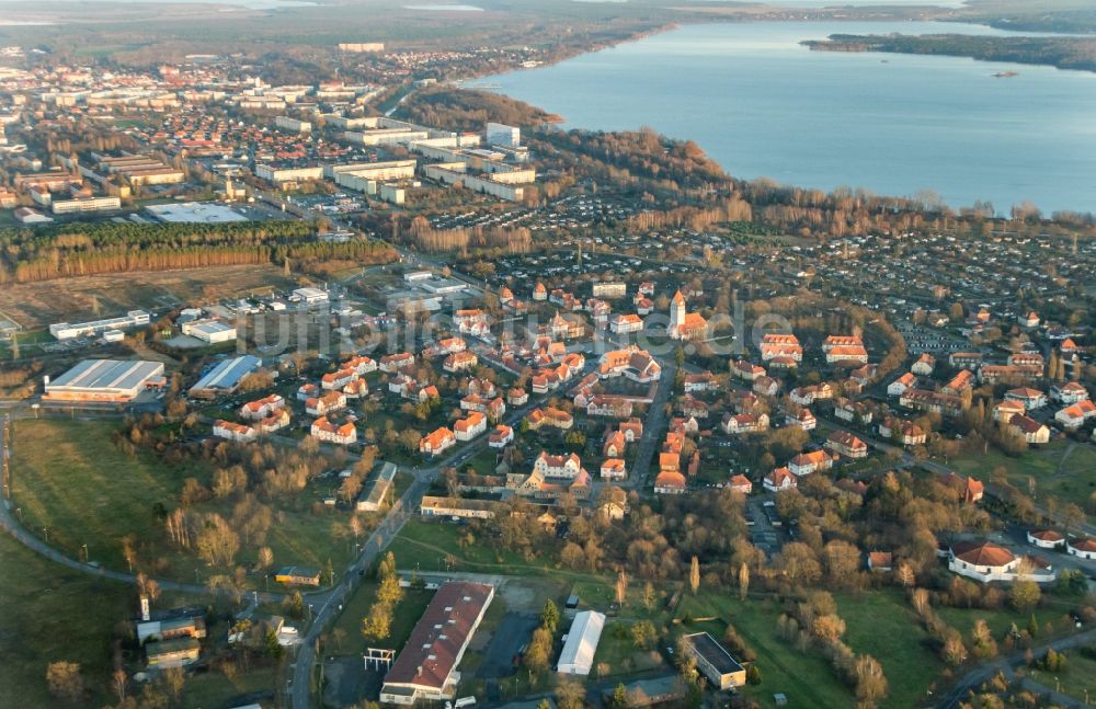 Luftaufnahme Senftenberg - Gartenstadt Marga in Senftenberg Brieske im Bundesland Brandenburg