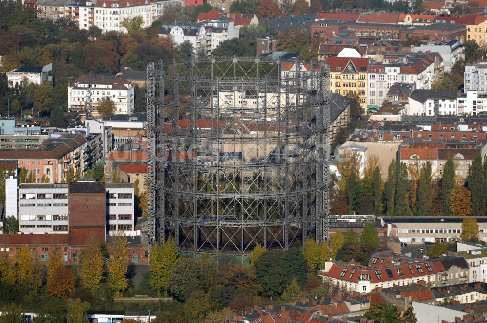 Luftbild Berlin - Gasometer