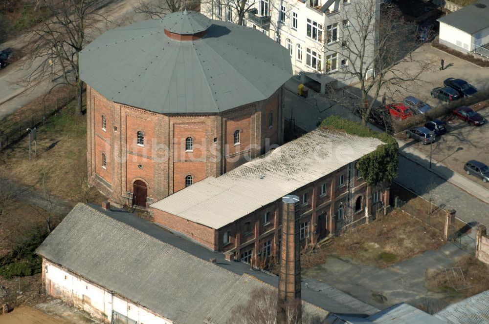 Luftaufnahme Frankfurt (Oder) - Gasometer Frankfurt (Oder)