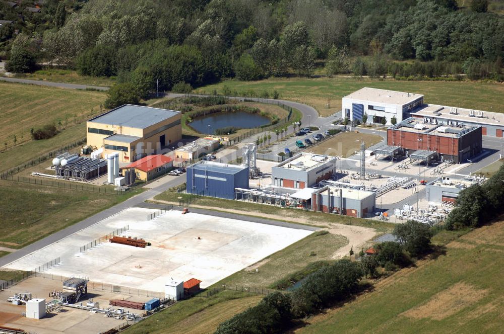 Rüdersdorf aus der Vogelperspektive: Gasspeicher Rüdersdorf