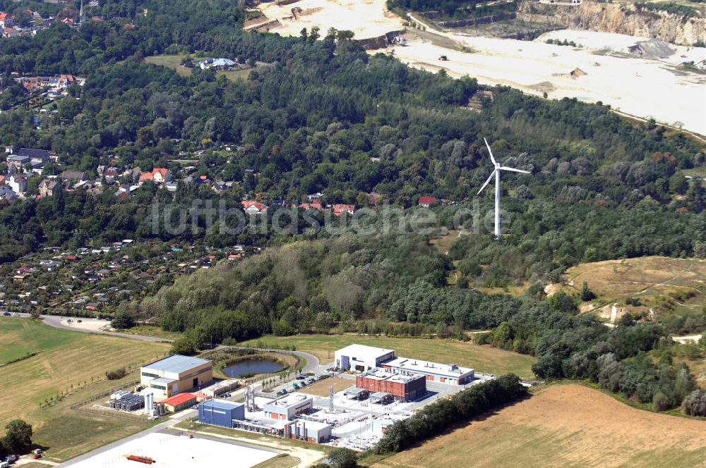 Luftbild Rüdersdorf - Gasspeicher Rüdersdorf