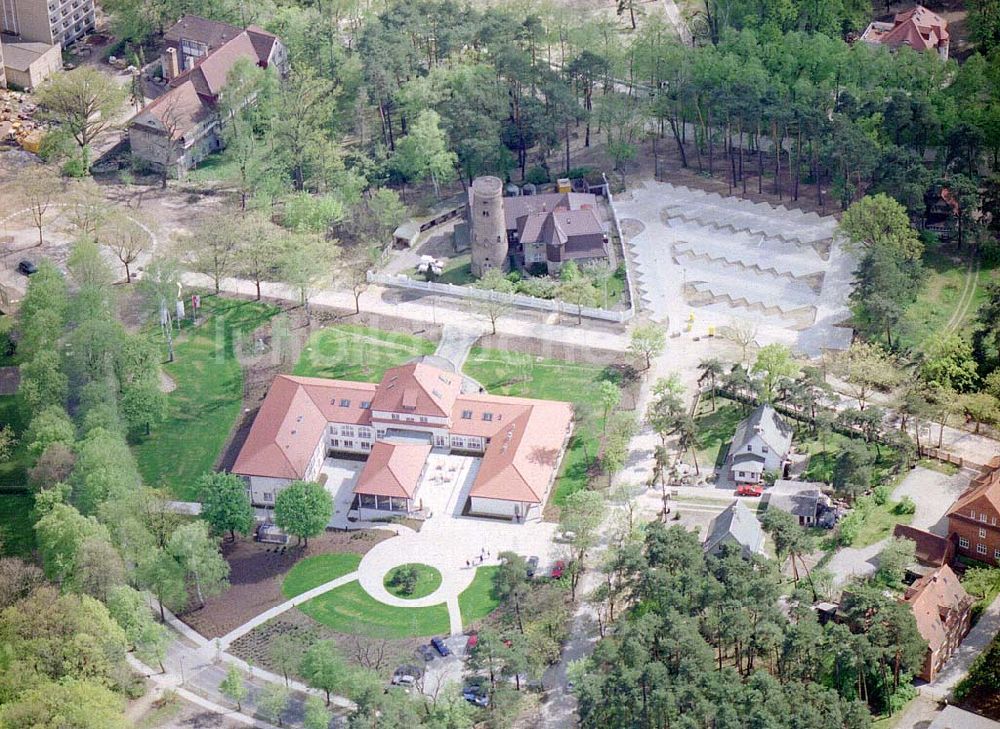 Bad Saarow von oben - Gaststättenkomplex in Bad Saarow.