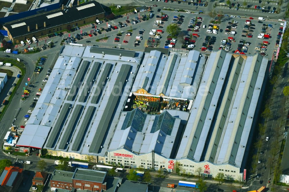 Luftbild Berlin Gebaude Des Baumarktes Bauhaus Berlin Schoneberg An Der Alboinstrasse Im Ortsteil Tempelhof Schoneberg In