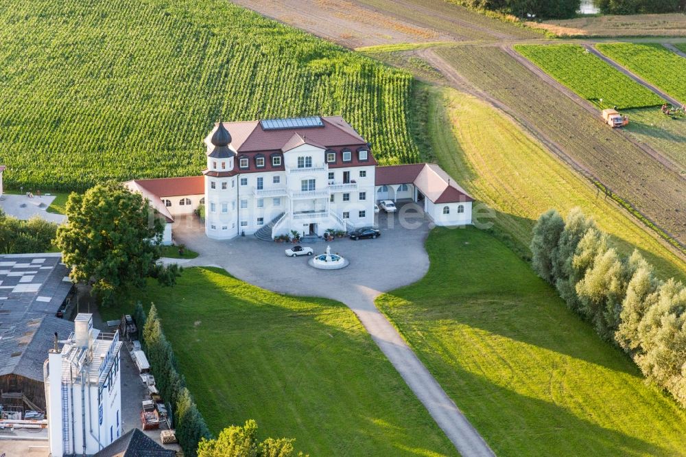 Landau an der Isar aus der Vogelperspektive Gebäude und