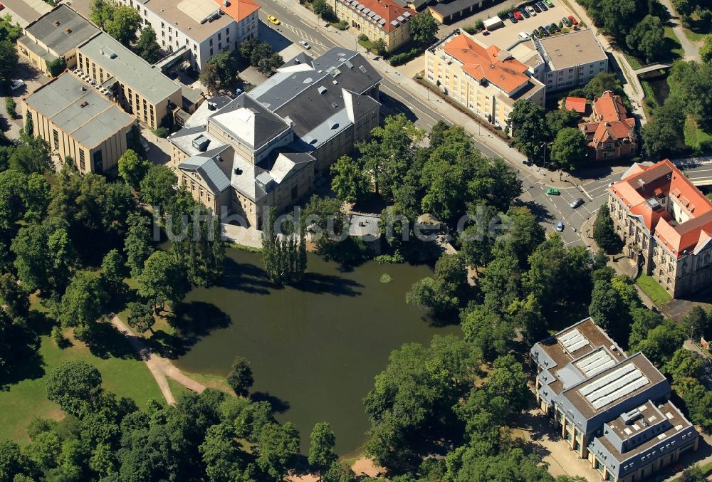 Luftaufnahme Meiningen Gebaude Des Sudthuringisches