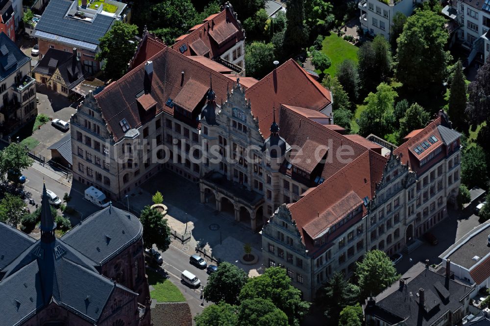 Luftaufnahme Freiburg im Breisgau  Gebäudekomplex der Berufsschule