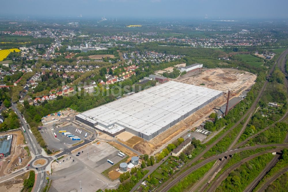 Bochum Von Oben Gebaudekomplex Und Gelande Des Logistikzentrums Und Opel Warenverteilzentrum In Bochum Im Bundesland Nordrhein