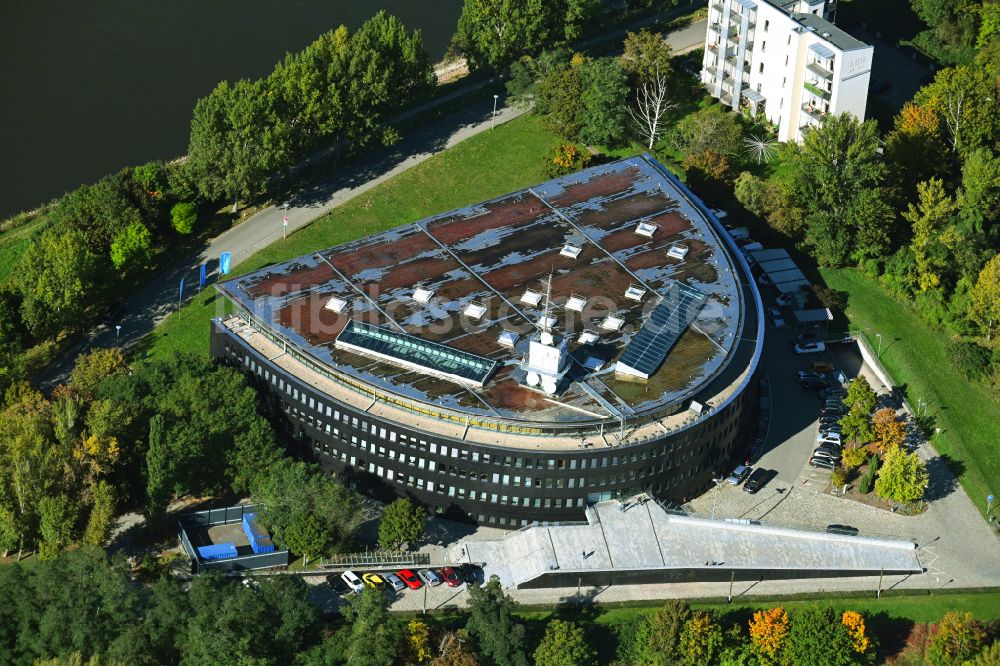 Luftaufnahme Magdeburg - Gebäudekomplex Des Senders Mitteldeutscher ...