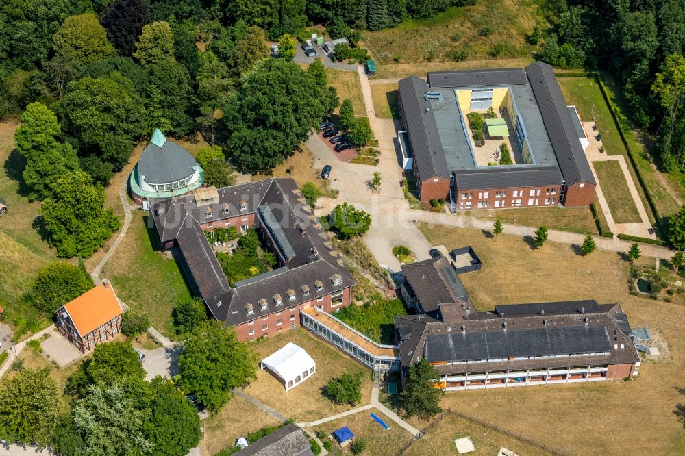 Münster aus der Vogelperspektive: Gebäude des Altersheim - Altenwohnheim Haus Heidhorn in Münster im Bundesland Nordrhein-Westfalen, Deutschland