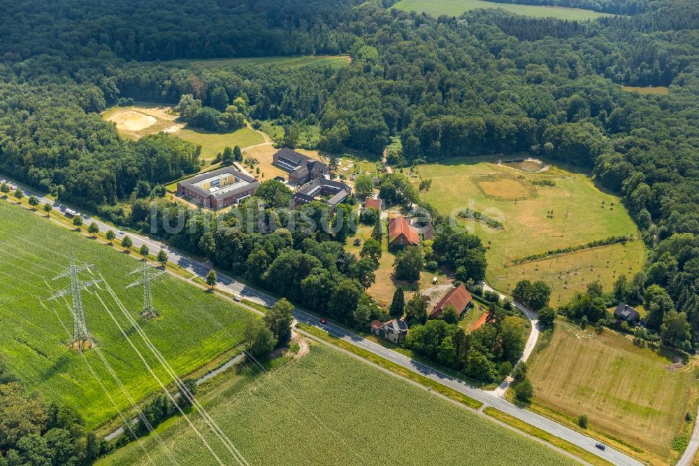 Münster aus der Vogelperspektive: Gebäude des Altersheim - Altenwohnheim Haus Heidhorn in Münster im Bundesland Nordrhein-Westfalen, Deutschland