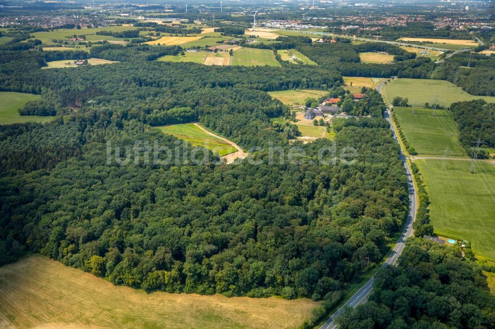 Münster aus der Vogelperspektive: Gebäude des Altersheim - Altenwohnheim Haus Heidhorn in Münster im Bundesland Nordrhein-Westfalen, Deutschland