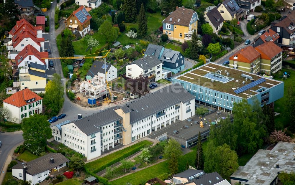 Ennepetal aus der Vogelperspektive: Gebäude des Altersheim und Pflegeheim Haus am Steinocken des Johanneswerk in Ennepetal im Bundesland Nordrhein-Westfalen