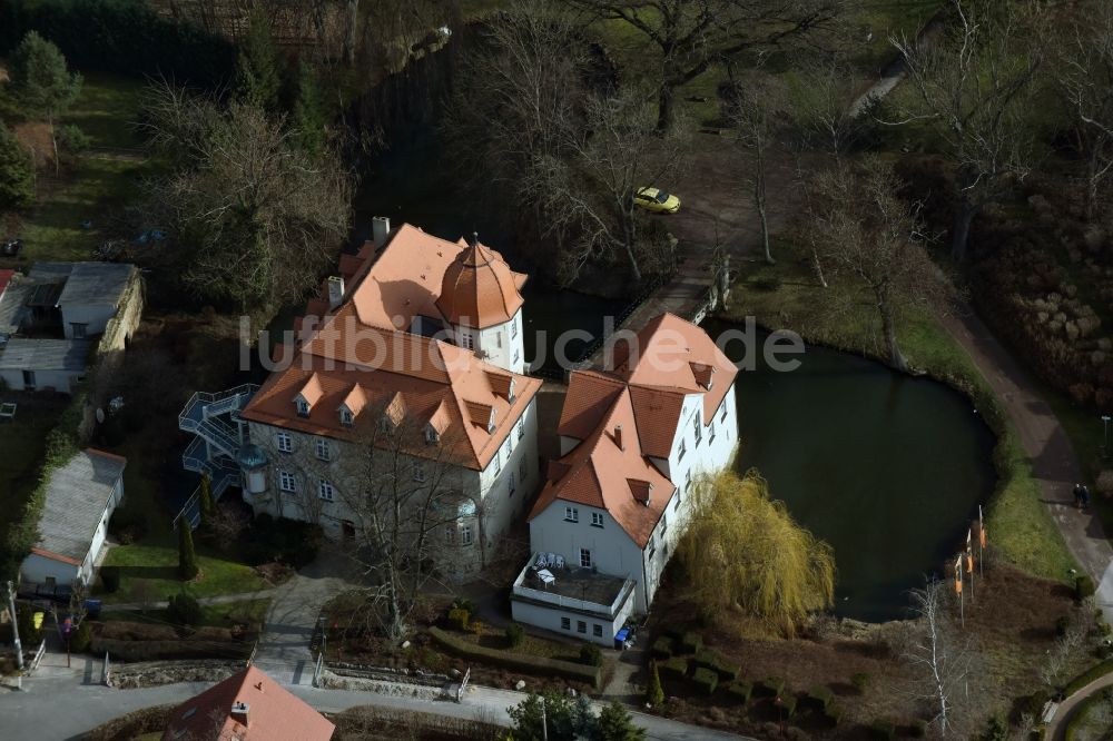 Luftbild Großpaschleben - Gebäude des Altersheim - Seniorenresidenz der Amalienhof Seniorenpflege GmbH Im Jutshowwe in Großpaschleben im Bundesland Sachsen-Anhalt