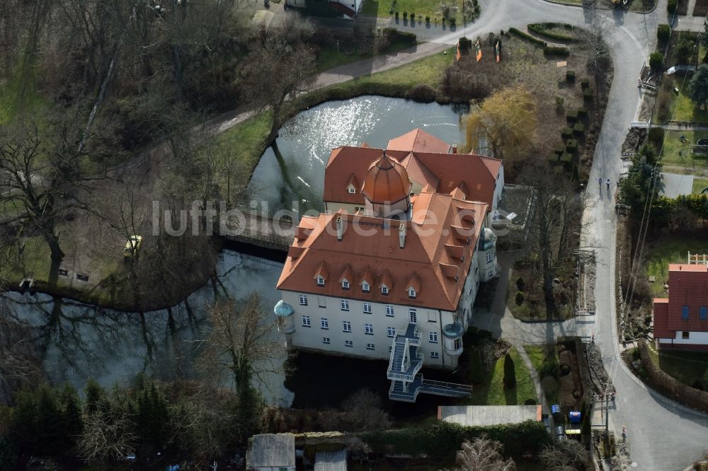 Großpaschleben aus der Vogelperspektive: Gebäude des Altersheim - Seniorenresidenz der Amalienhof Seniorenpflege GmbH Im Jutshowwe in Großpaschleben im Bundesland Sachsen-Anhalt