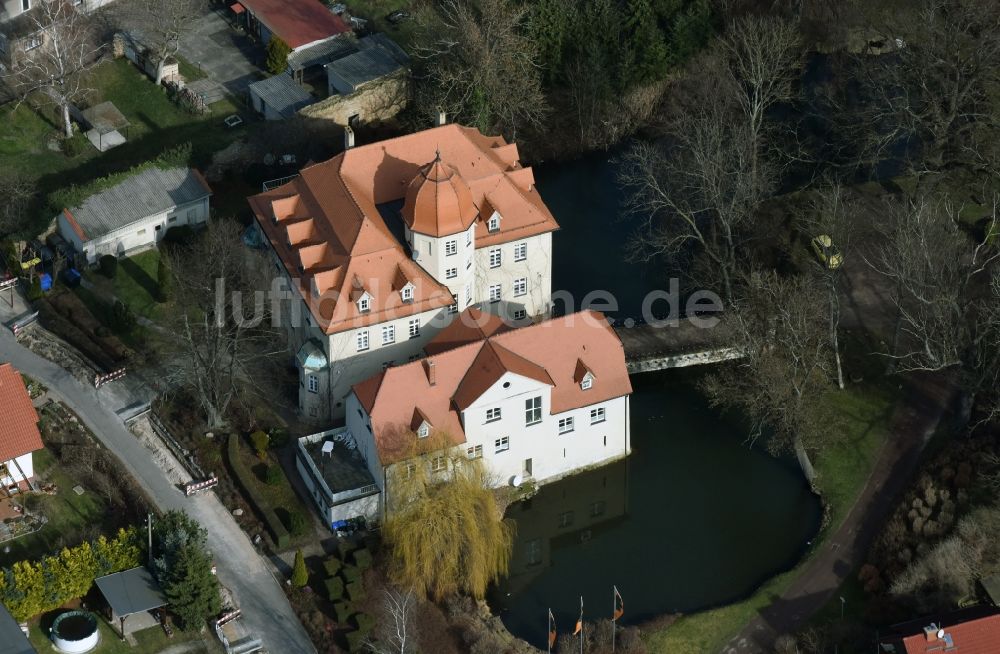 Luftbild Großpaschleben - Gebäude des Altersheim - Seniorenresidenz der Amalienhof Seniorenpflege GmbH Im Jutshowwe in Großpaschleben im Bundesland Sachsen-Anhalt