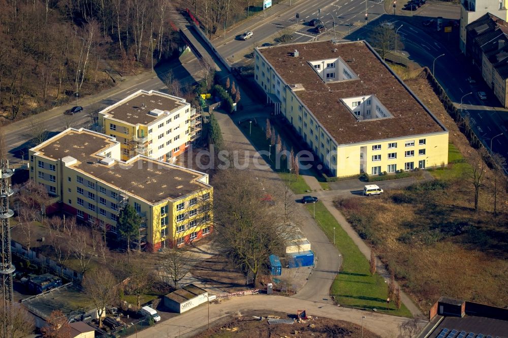 Oberhausen aus der Vogelperspektive: Gebäude des Altersheim - Seniorenresidenz des Arbeiter-Samariter-Bund (ASB) in Oberhausen im Bundesland Nordrhein-Westfalen