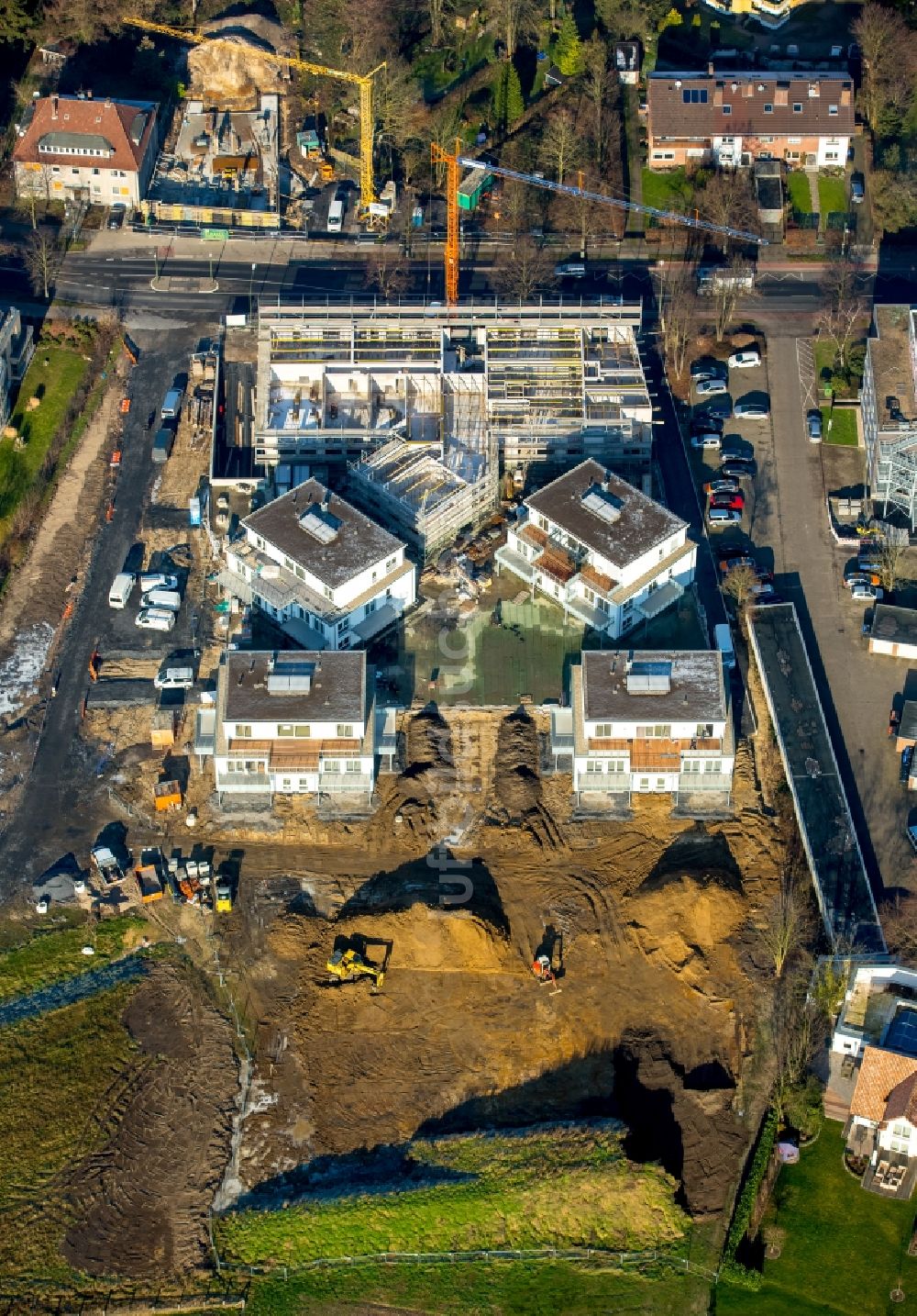 Hamm aus der Vogelperspektive: Gebäude des Altersheim - Seniorenresidenz der an der Marker Allee in Hamm im Bundesland Nordrhein-Westfalen