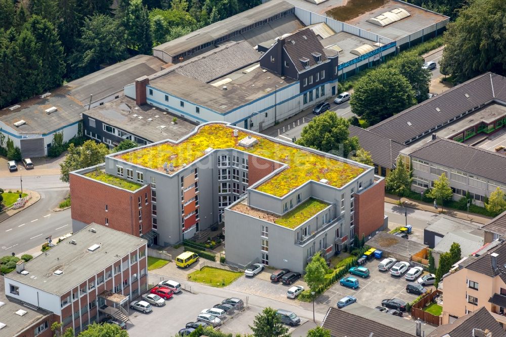 Luftbild Heiligenhaus - Gebäude des Altersheim - Seniorenresidenz das Domizil Heiligenhaus in Heiligenhaus im Bundesland Nordrhein-Westfalen