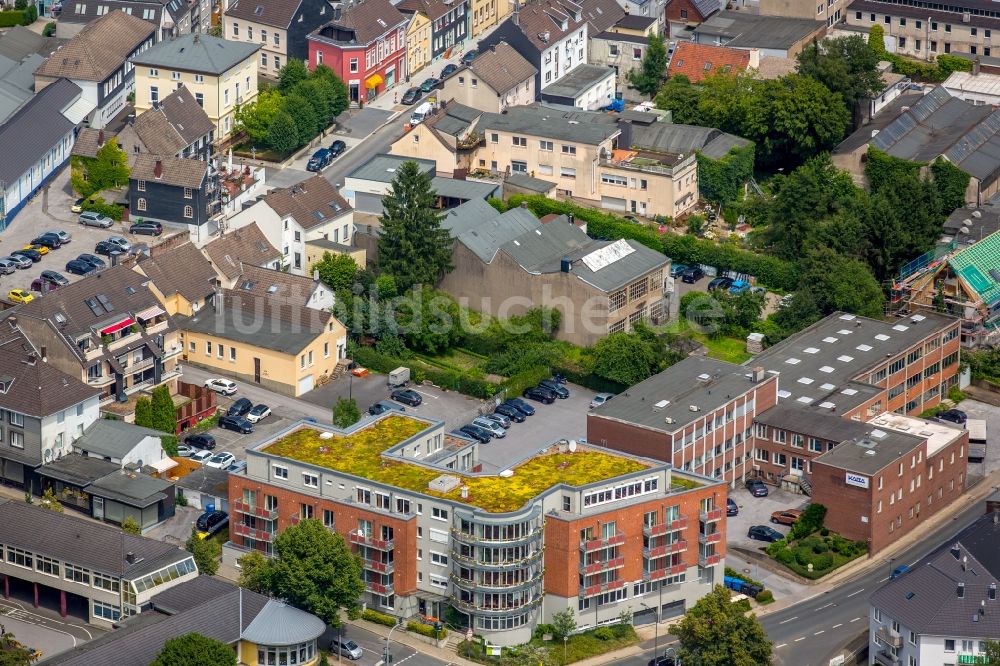 Luftaufnahme Heiligenhaus - Gebäude des Altersheim - Seniorenresidenz das Domizil Heiligenhaus in Heiligenhaus im Bundesland Nordrhein-Westfalen