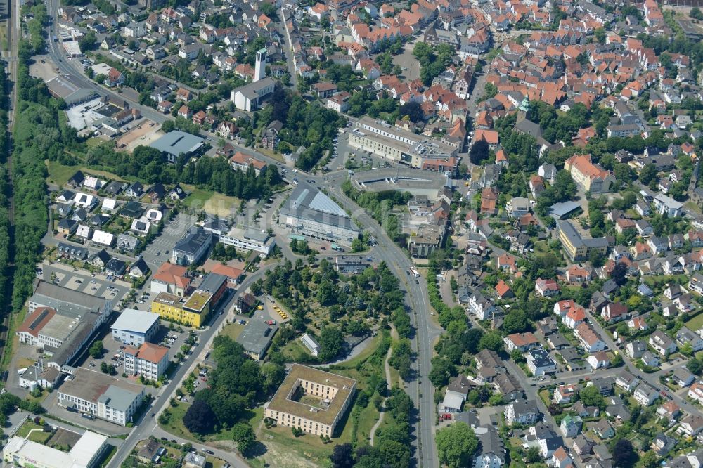 Luftbild Bad Salzuflen - Gebäude des Altersheim - Seniorenresidenz der MediCare Seniorenresidenz Hoffmannspark in Bad Salzuflen im Bundesland Nordrhein-Westfalen