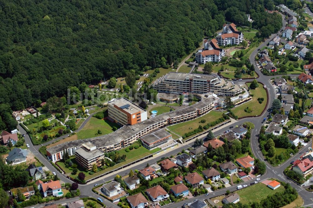 Garitz von oben - Gebäude des Altersheim der Seniorenresidenz Parkwohnstift gem. GmbH an der Heinrich-von-Kleist-Straße im Ortsteil Garitz in Bad Kissingen im Bundesland Bayern, Deutschland