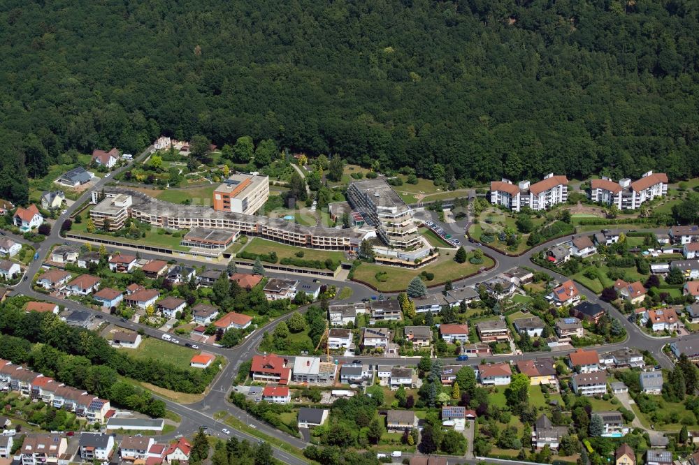 Luftbild Garitz - Gebäude des Altersheim der Seniorenresidenz Parkwohnstift gem. GmbH an der Heinrich-von-Kleist-Straße im Ortsteil Garitz in Bad Kissingen im Bundesland Bayern, Deutschland