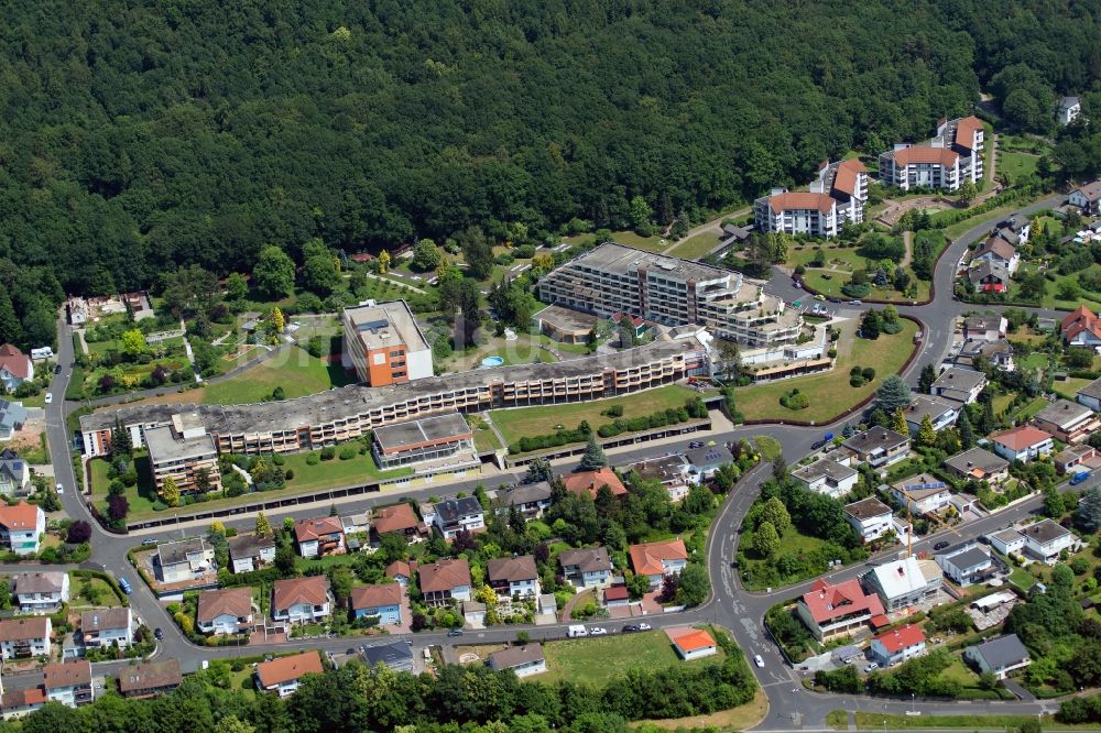 Luftaufnahme Garitz - Gebäude des Altersheim der Seniorenresidenz Parkwohnstift gem. GmbH an der Heinrich-von-Kleist-Straße im Ortsteil Garitz in Bad Kissingen im Bundesland Bayern, Deutschland