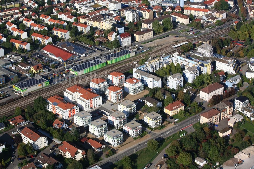 Luftbild Rheinfelden (Baden) - Gebäude des Altersheim - Seniorenresidenz und Pflegezentrum Rheingarten in Rheinfelden (Baden) im Bundesland Baden-Württemberg