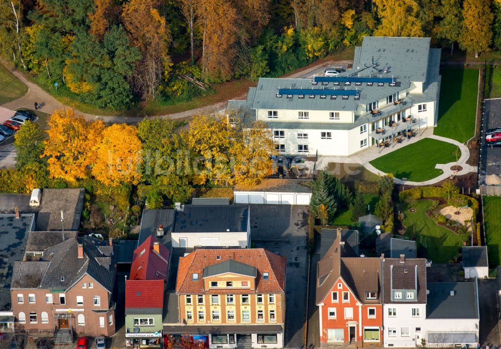 Hamm aus der Vogelperspektive: Gebäude des Altersheim - Seniorenresidenz der Senioreneinrichtung auf dem ehemaligen Schützenplatz Werries in Hamm im Bundesland Nordrhein-Westfalen