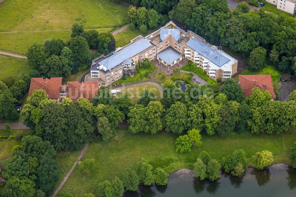 Barkenberg von oben - Gebäude des Altersheim - Seniorenresidenz der Seniorenzentrum Barkenberg in Dorsten im Bundesland Nordrhein-Westfalen, Deutschland