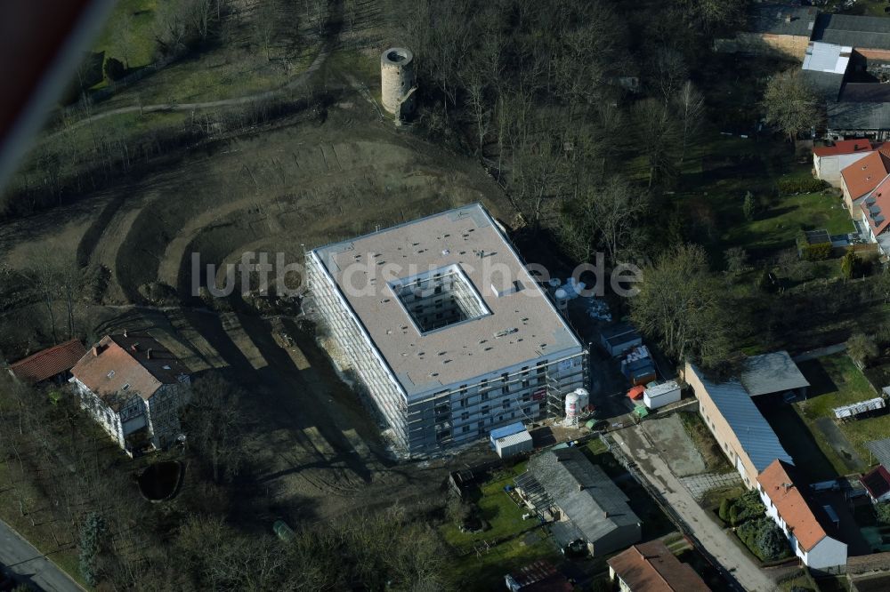 Luftbild Bad Tennstedt - Gebäude des Altersheim - Seniorenresidenz der Senowa mbH an der Bergstraße in Bad Tennstedt im Bundesland Thüringen