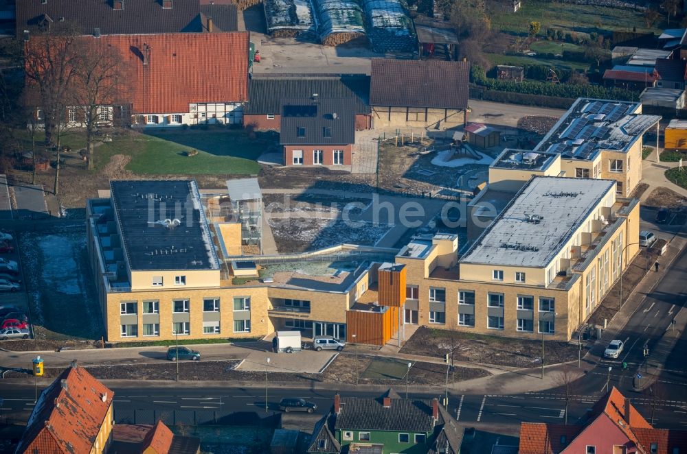 Luftbild Hamm - Gebäude des Altersheim - Seniorenzentrum St. Josef an der Münsterstraße in Kötterberg im Bundesland Nordrhein-Westfalen