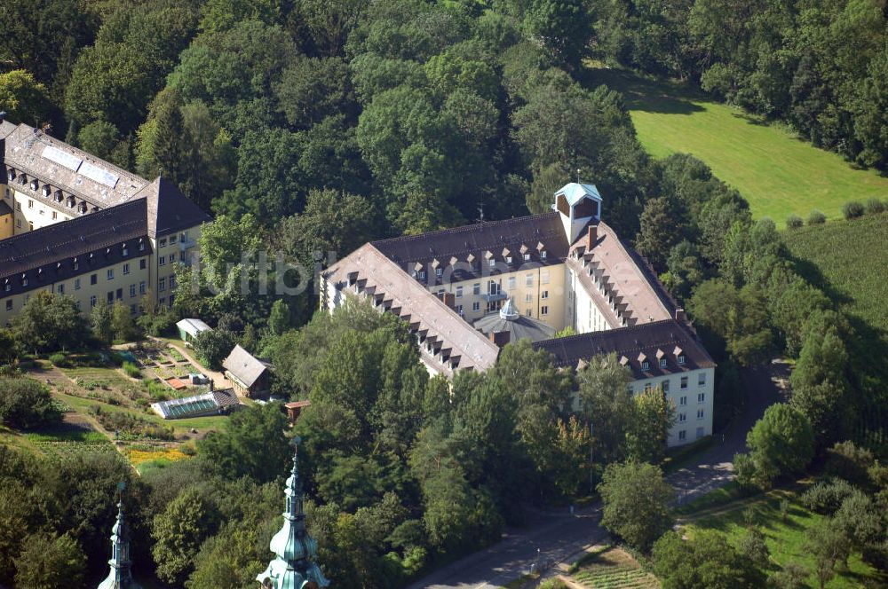 Bad Staffelstein aus der Vogelperspektive: Gebäude bei der Basilika Vierzehnheiligen